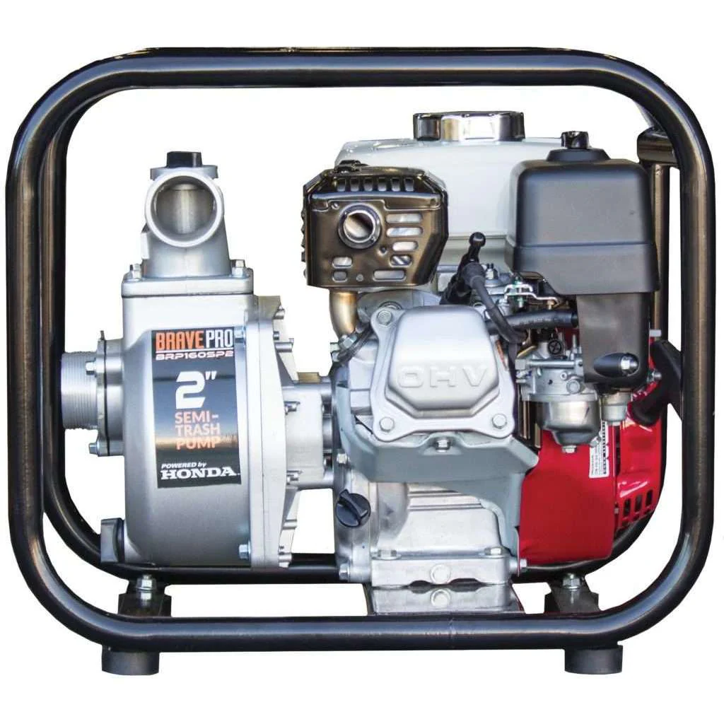 2 Inch BravePro Honda Semi-Trash Water Pump (BRP160SP2) - Image 6