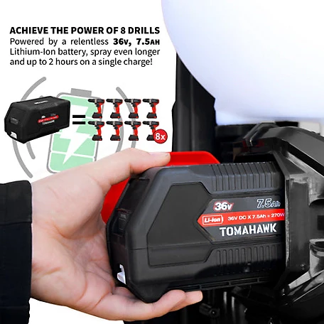 4 Gallon Battery Powered 36V TOMAHAWK® Backpack Fogger, Leaf Blower for Pest Control (eTMD14) - Image 4