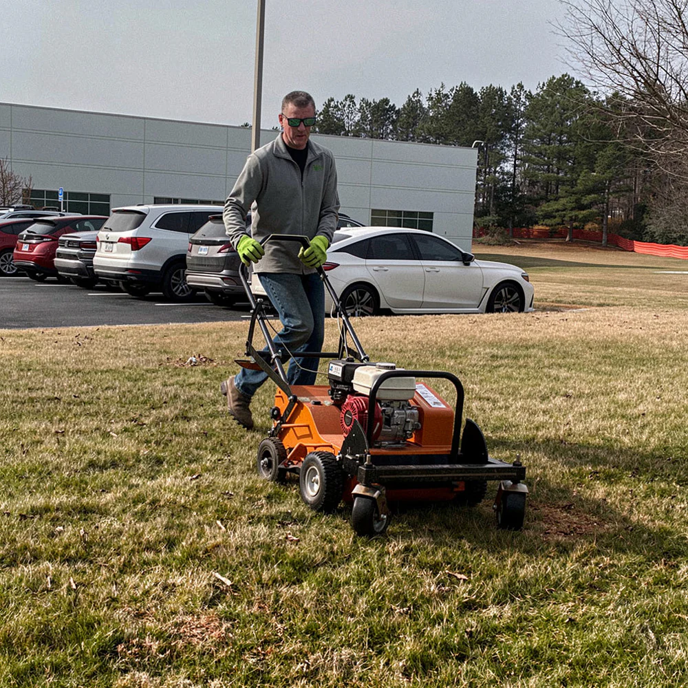 Brave U Turn Lawn Aerator 16" Walk-Behind 5.5 HP Honda GX120 Engine (BRPWBA18H) - Image 2