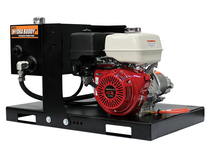 BravePro Hydra Buddy Electric Start Honda Skid-Mount Hydraulic Power Pack (HBHS300GXE)