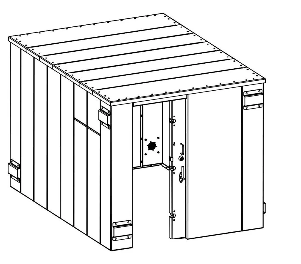ESP Storm Shelter (20 Person) SR84X114G - Image 3