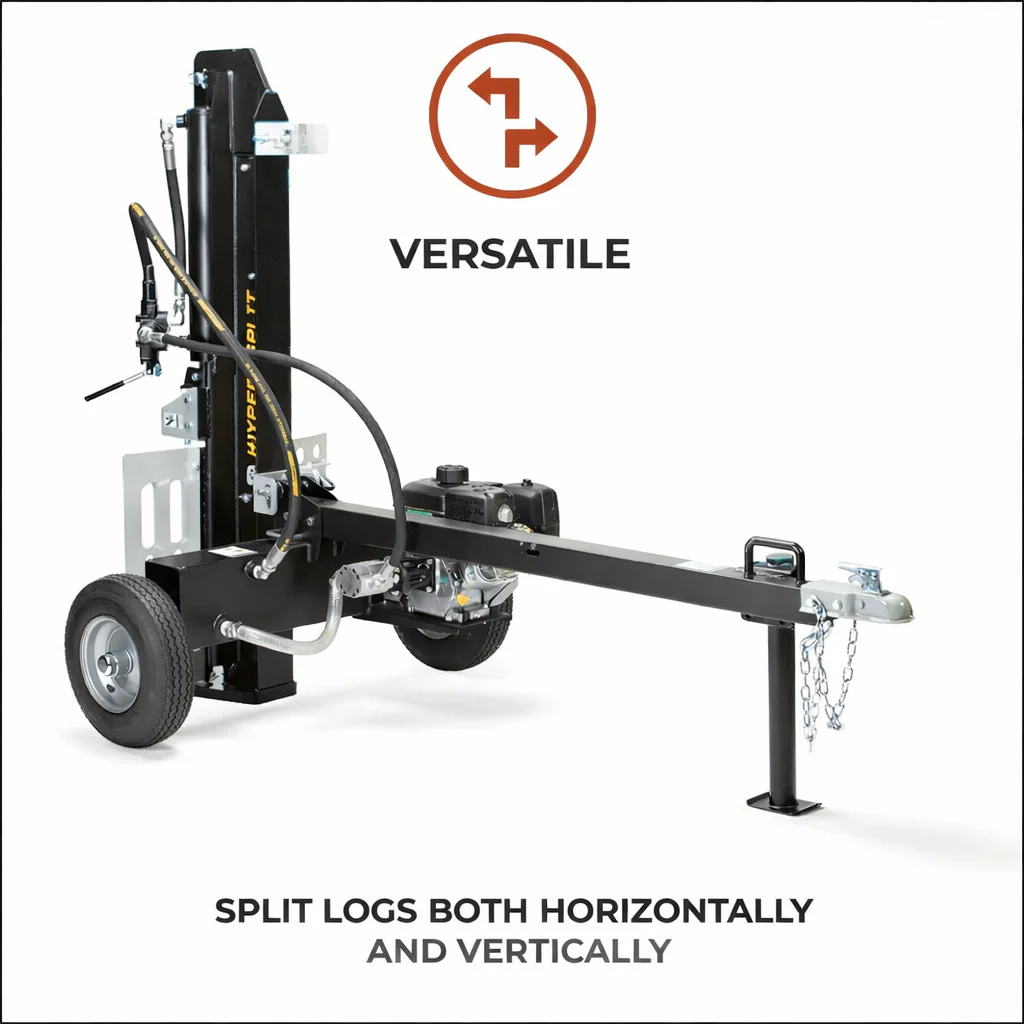 HyperSplit  25 Ton Fast Cycle Log Splitter Vertical/Horizontal 6.5 HP Briggs Engine (33-209) - Image 7