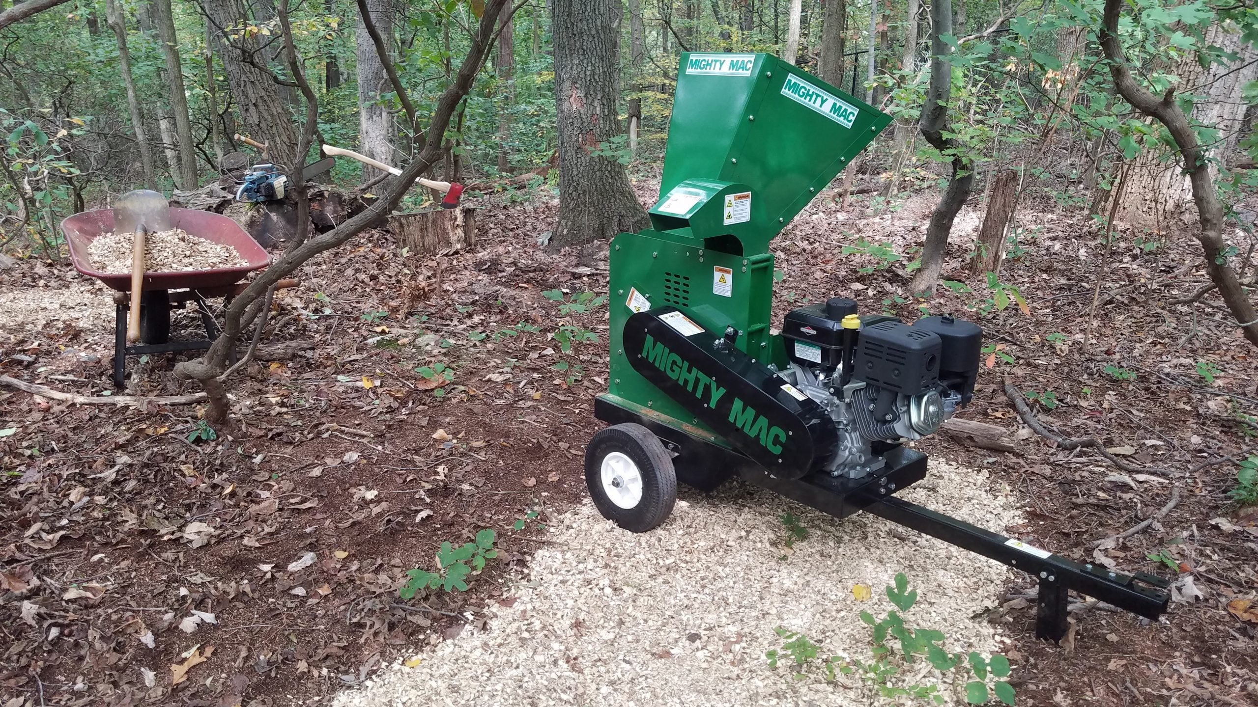 Mighty Mac™ Wood Chipper 4-3/4” Max Capacity - Electric Start 11.5HP Briggs (WC475E) - Image 4