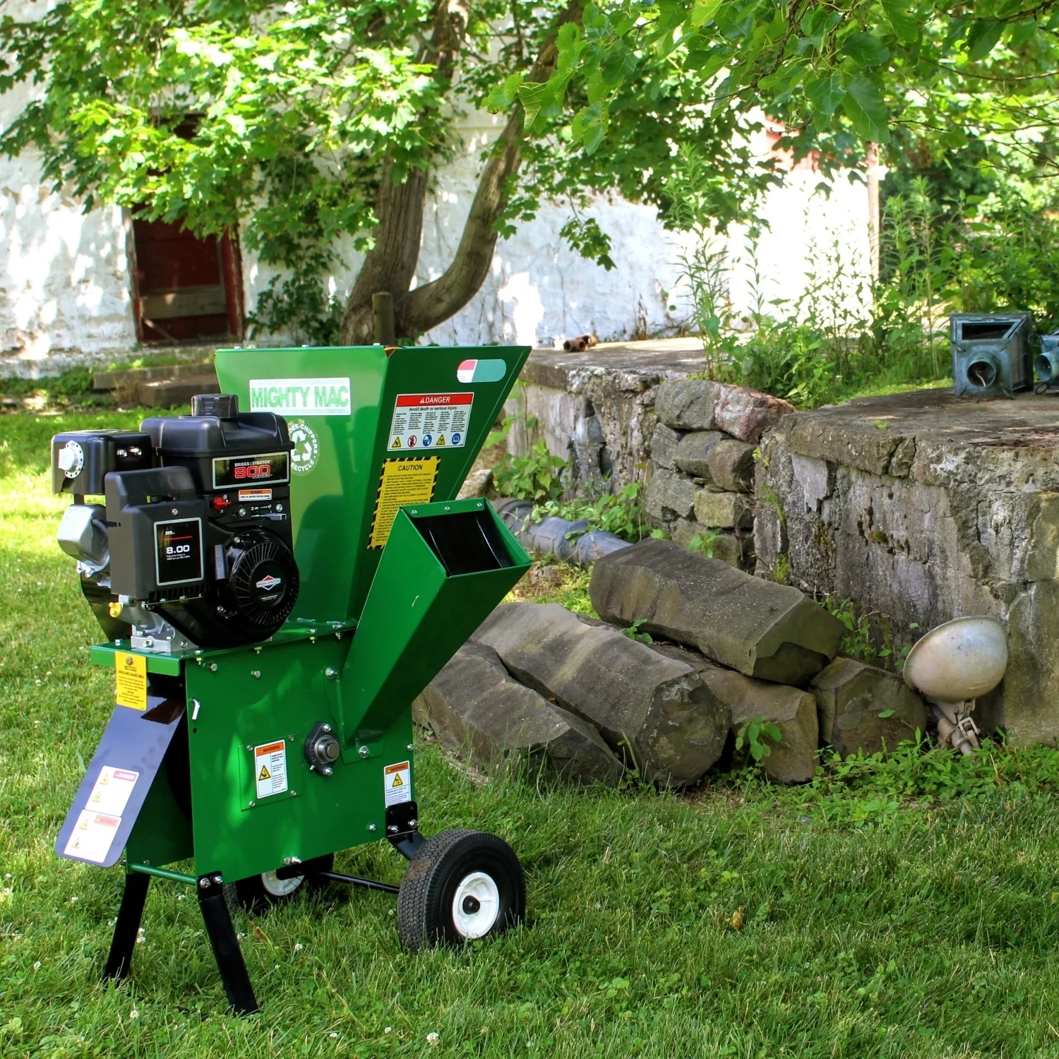 Mighty Mac™ Wood Chipper Shredder 3” Max Capacity - Briggs OHV Engine (SC800) - Image 3