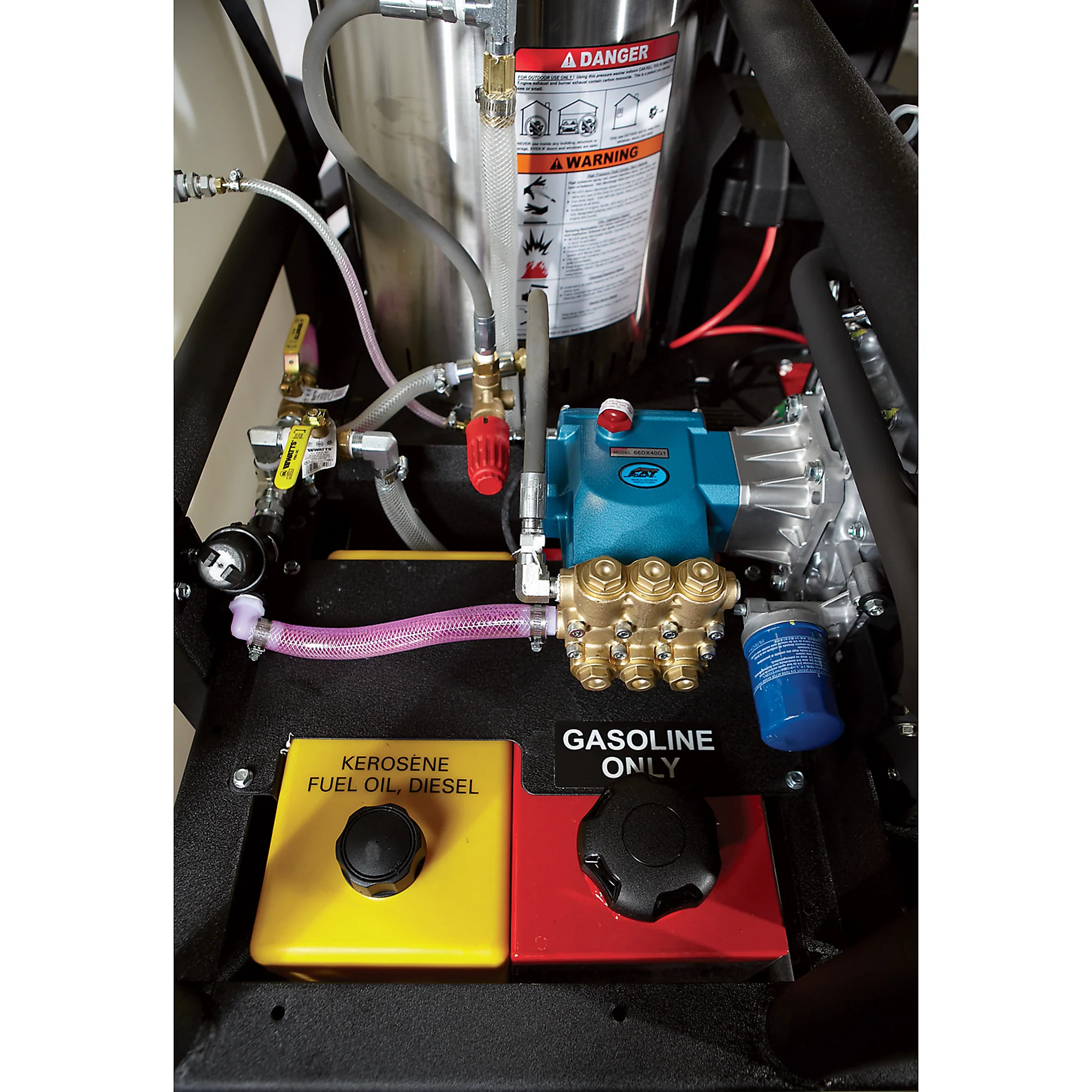 NorthStar® Trailer-Mounted Hot Water Commercial Pressure Washer, 4000 PSI, 4.0 GPM, Honda Engine, 200-Gal (157595) - Image 9