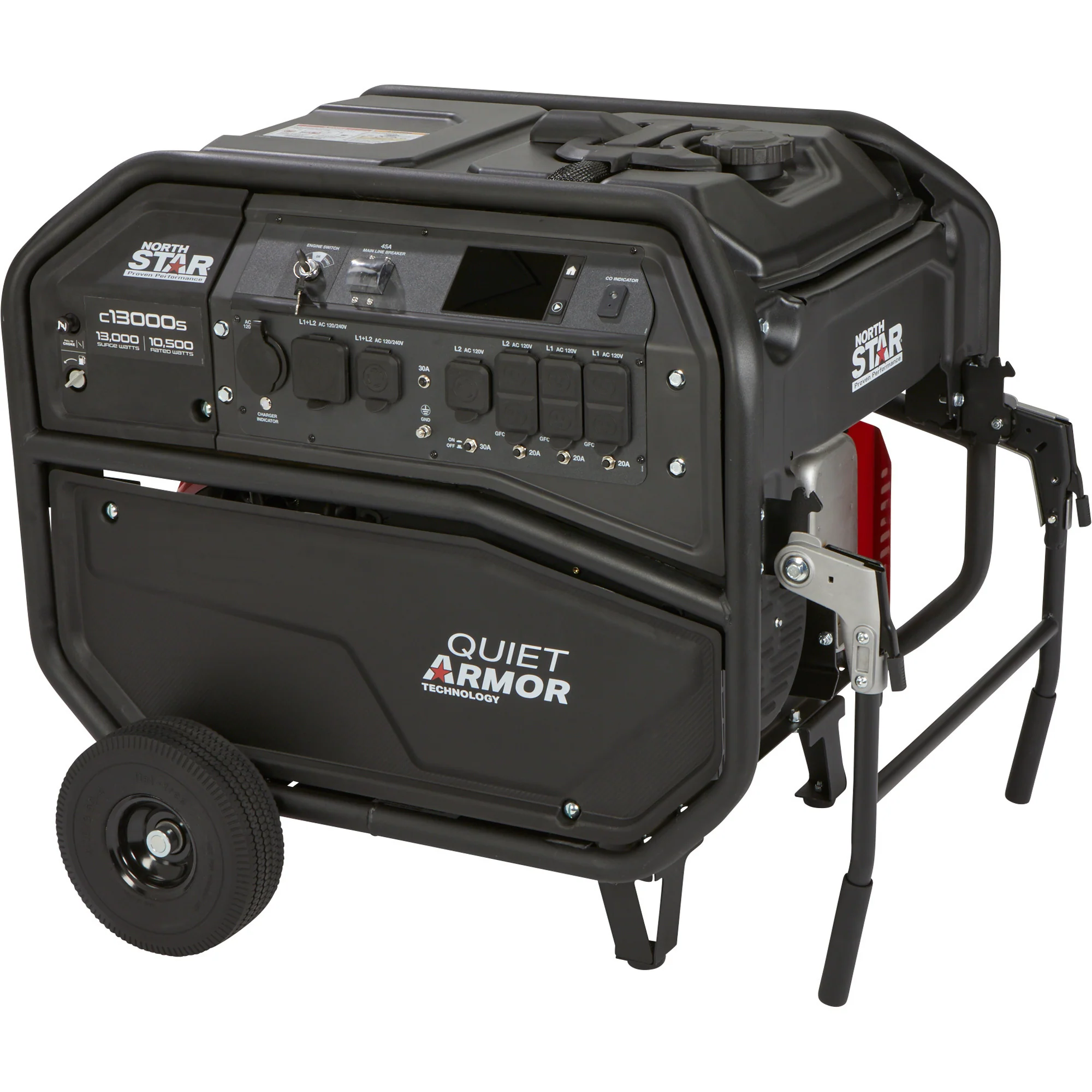 NorthStar® Commercial Grade Generator 13000 Surge Watts, 10500 Rated Watts, Electric Start Honda GX630 (1654404) - Image 2