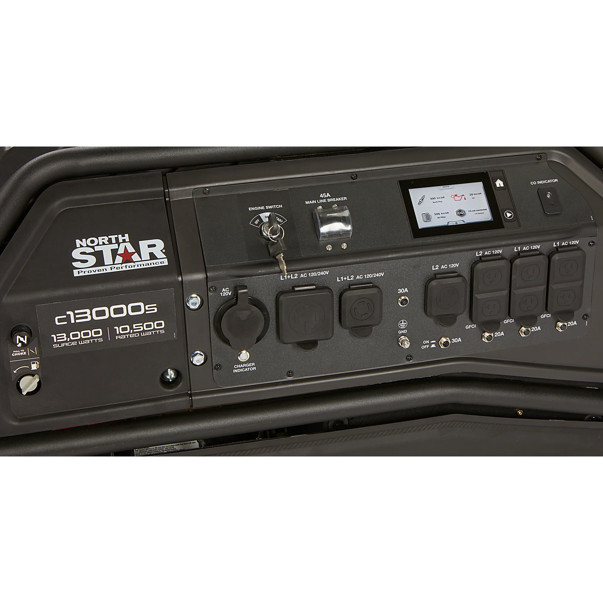NorthStar® Commercial Grade Generator 13000 Surge Watts, 10500 Rated Watts, Electric Start Honda GX630 (1654404) - Image 7