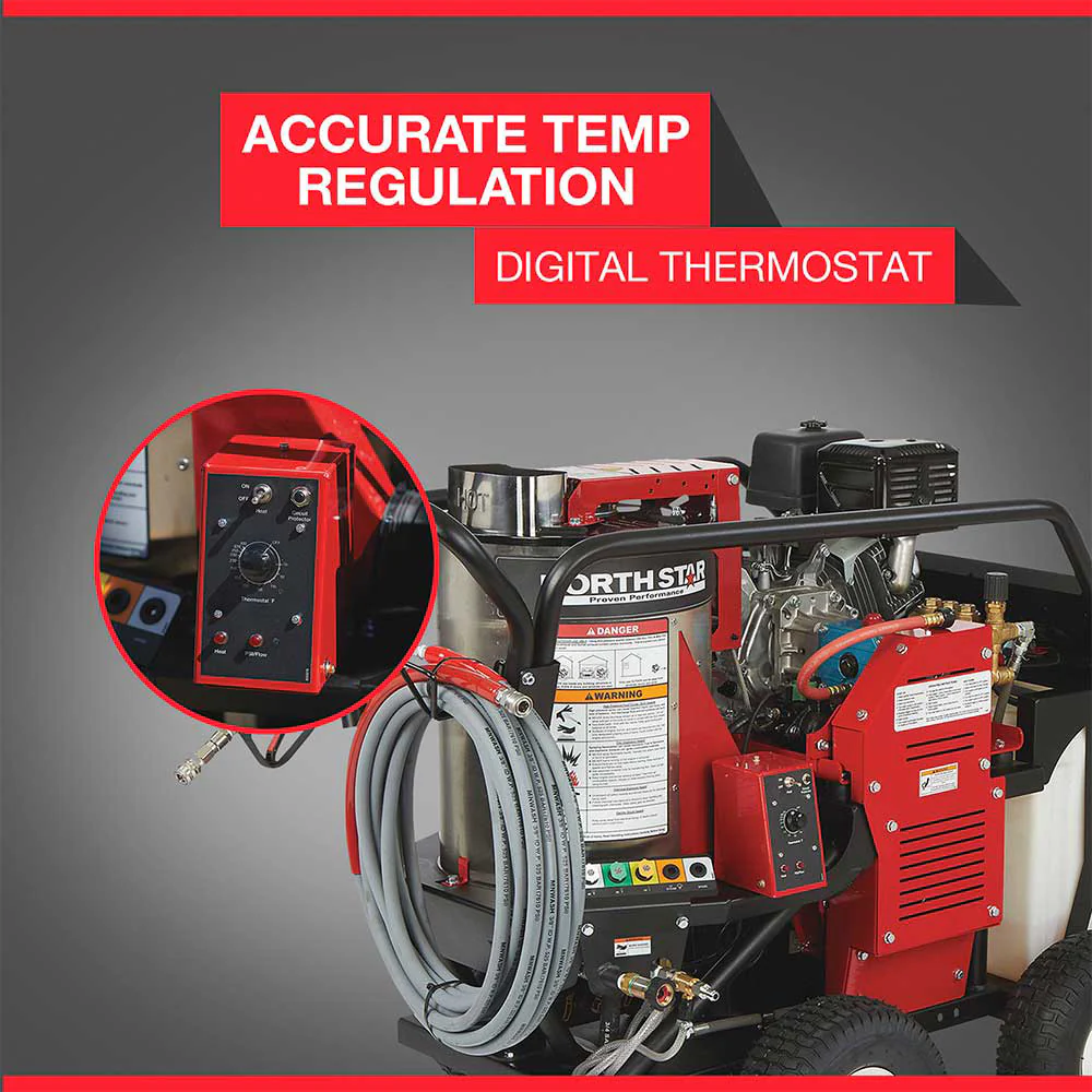 NorthStar® Hot Water Pressure Washer – 3,500 PSI, 3.5 GPM, Gas, Honda GX390 (157117) - Image 7