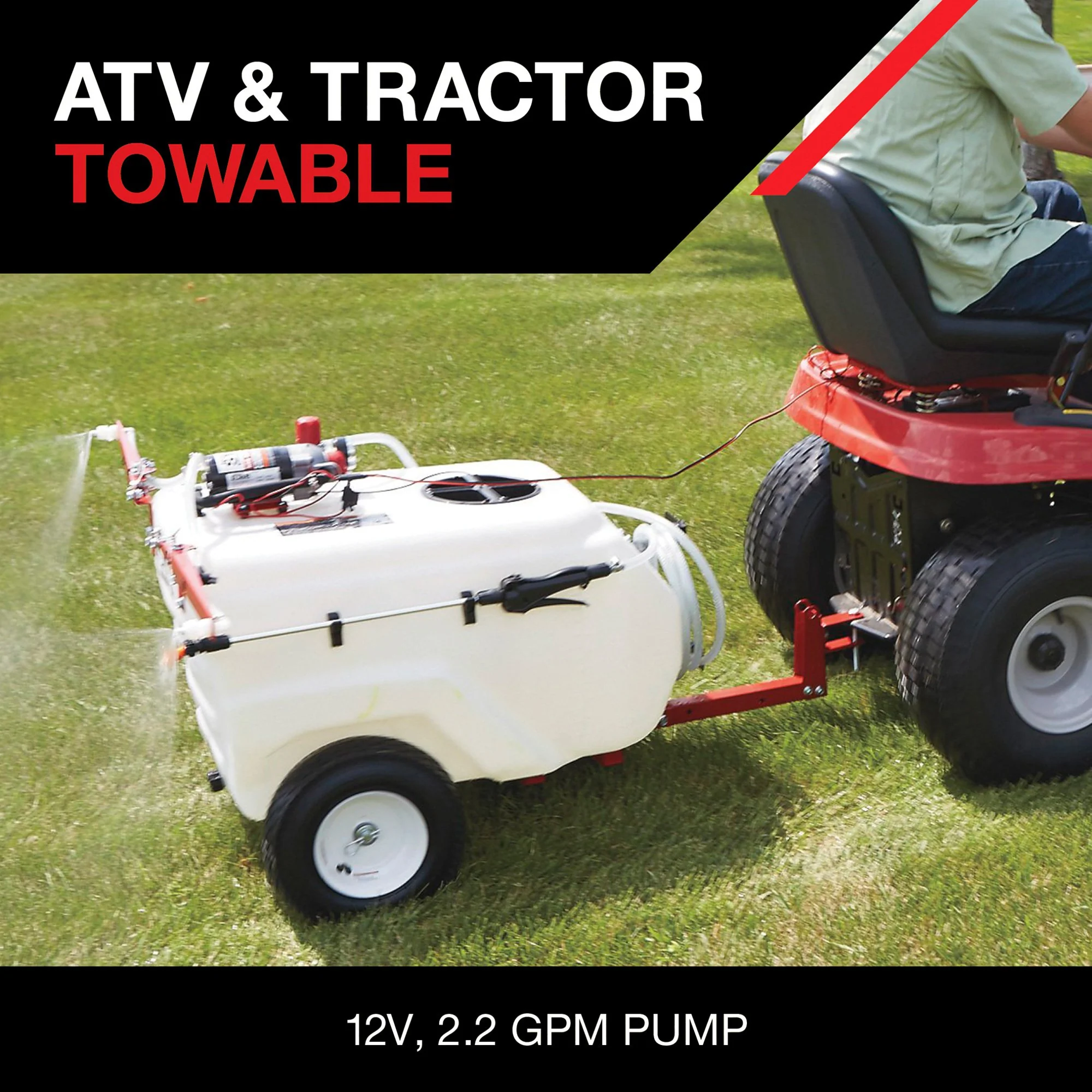 NorthStar® 117L Tow-Behind Trailer Boom Broadcast and Spot Sprayer — 31-Gallon, 2.2 GPM (282785) - Image 23