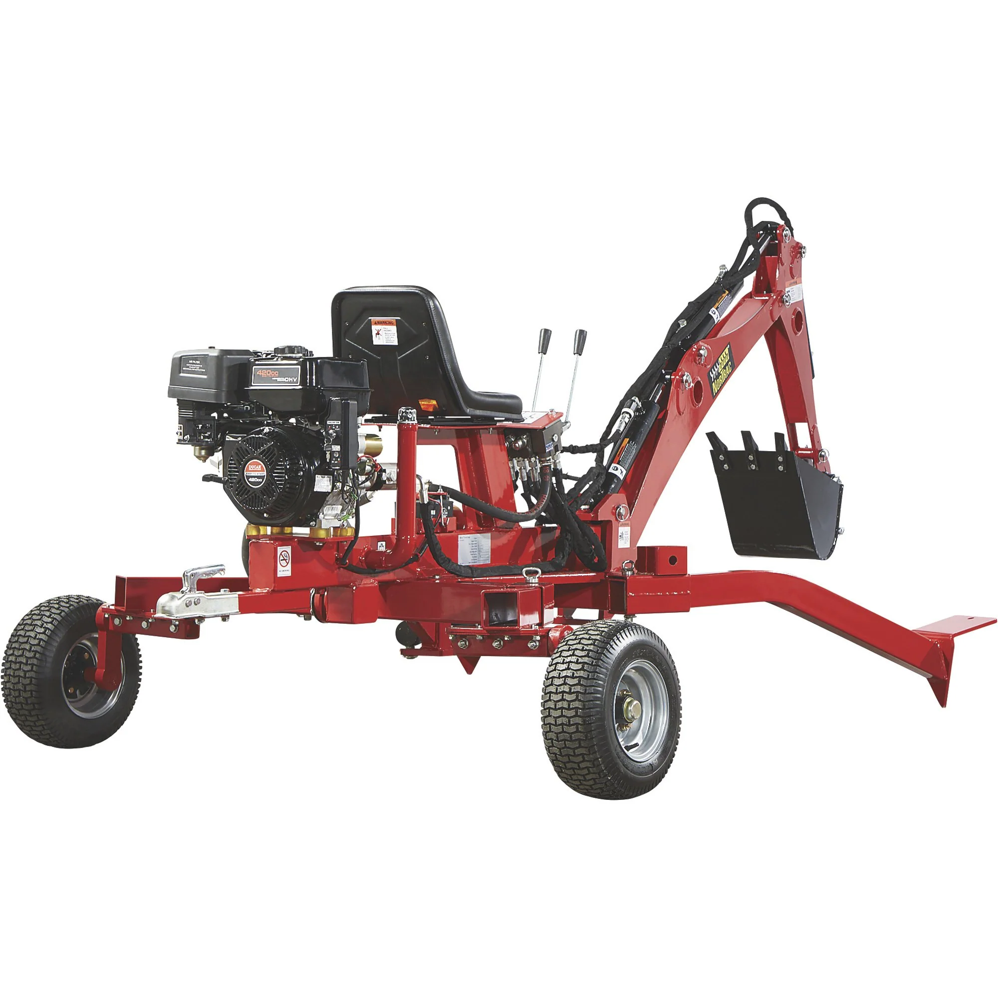 NorTrac® Towable Backhoe Trencher - 15 HP - 3-Tooth Digging Bucket (985619) - Image 14