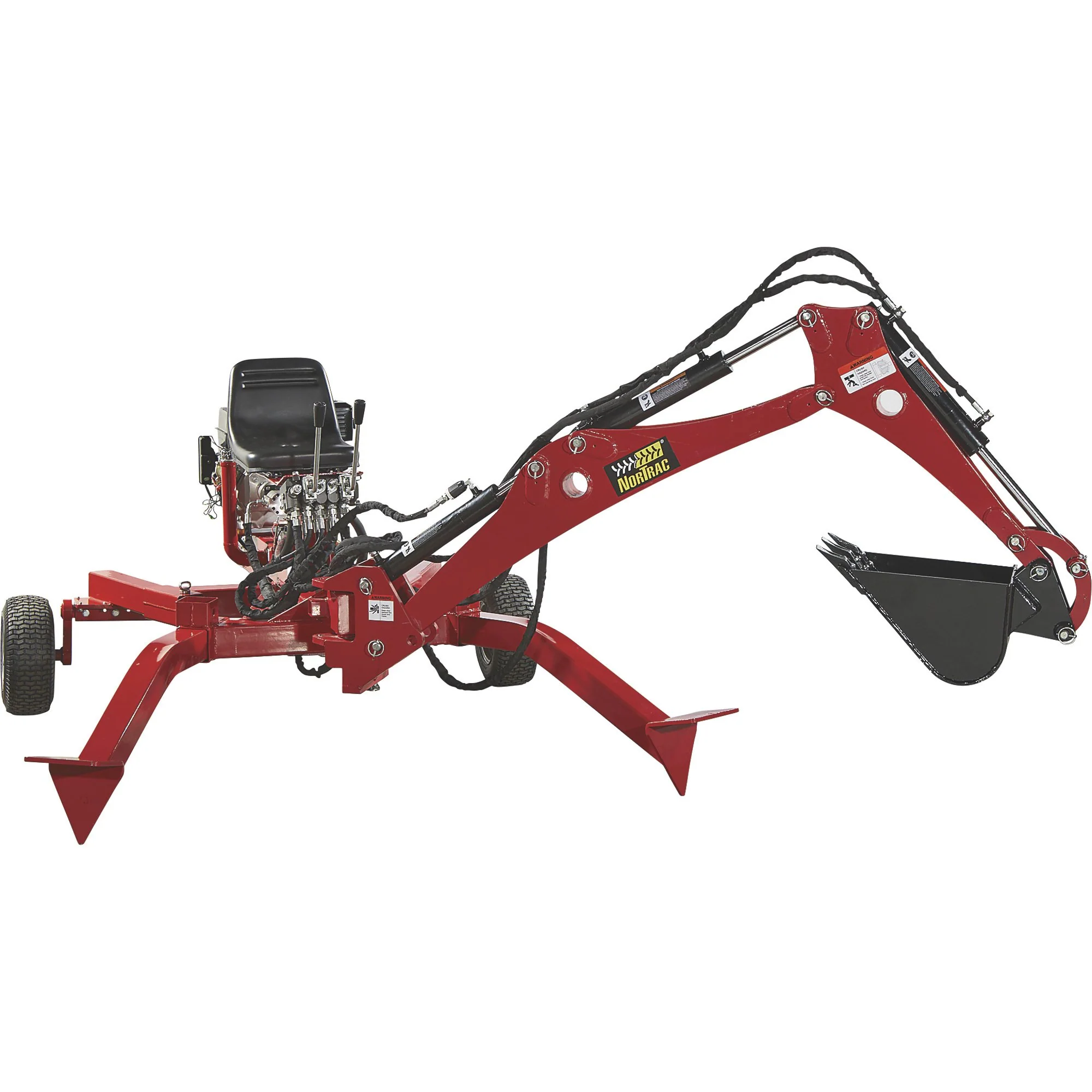 NorTrac® Towable Backhoe Trencher - 15 HP - 3-Tooth Digging Bucket (985619) - Image 6