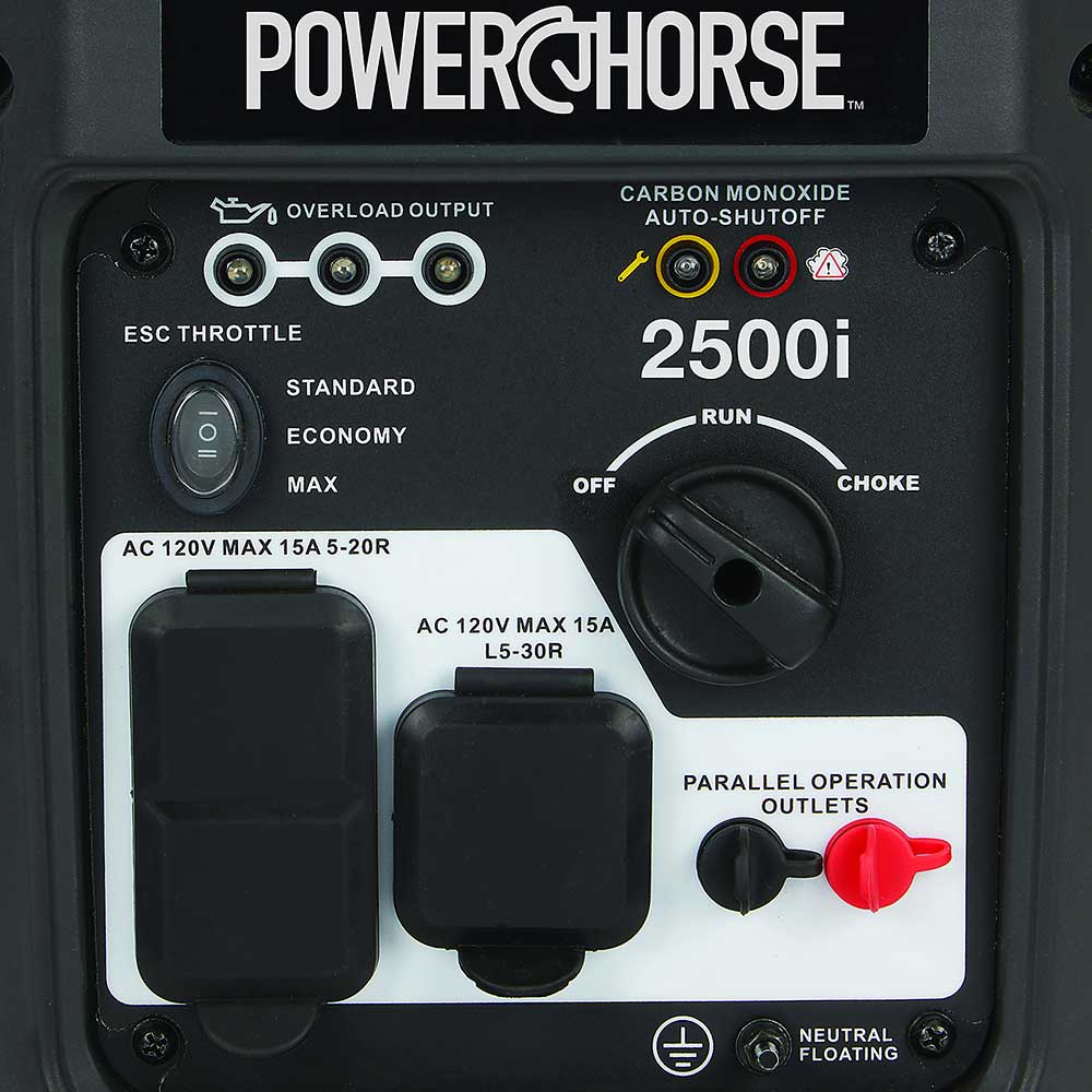 Powerhorse Inverter Generator, 2500 Surge Watts, 1800 Rated Watts (6075628) - Image 3
