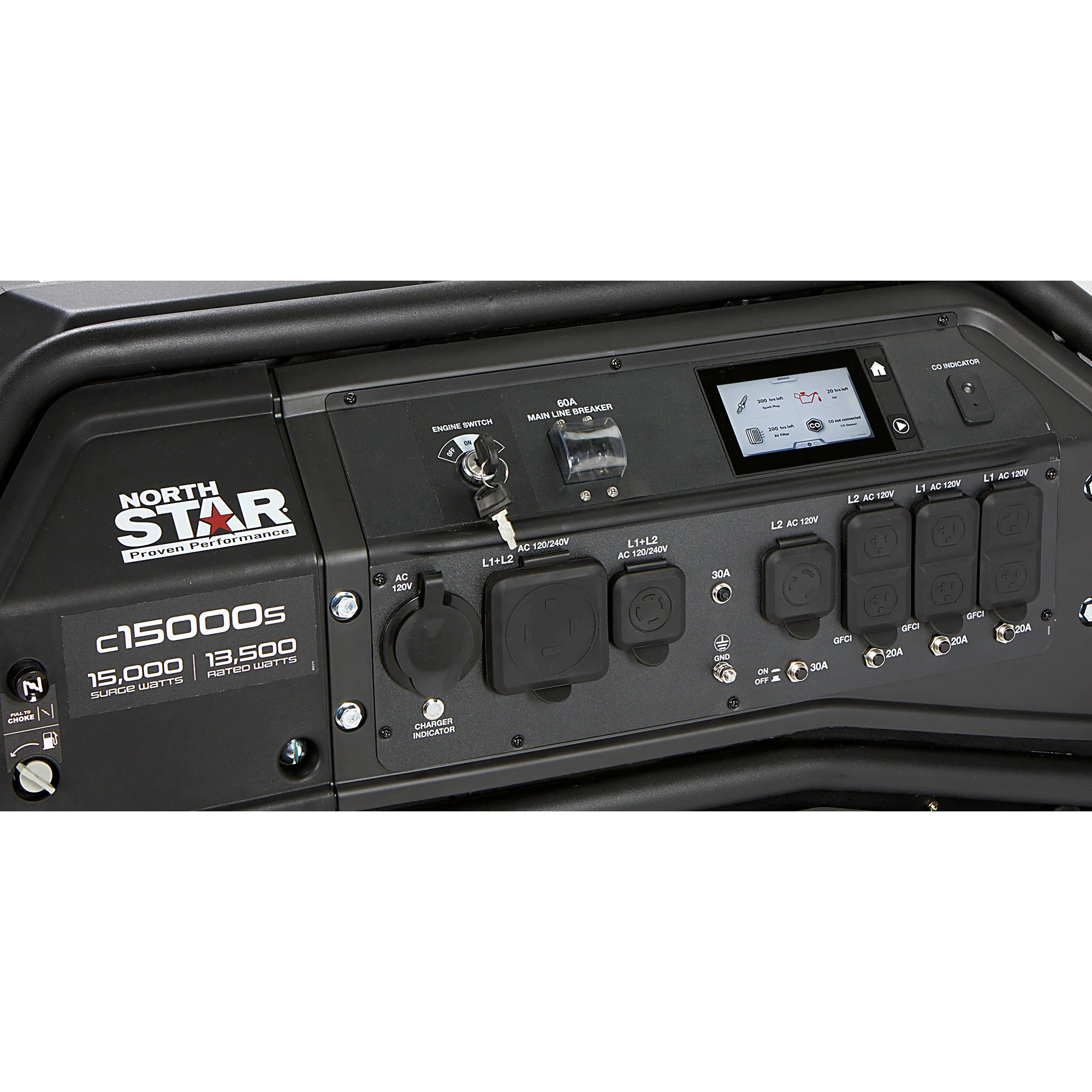 NorthStar® Commercial Grade Generator 15000 Surge Watts, 13500 Rated Watts, Electric Start Honda GX690 (1654406) - Image 6