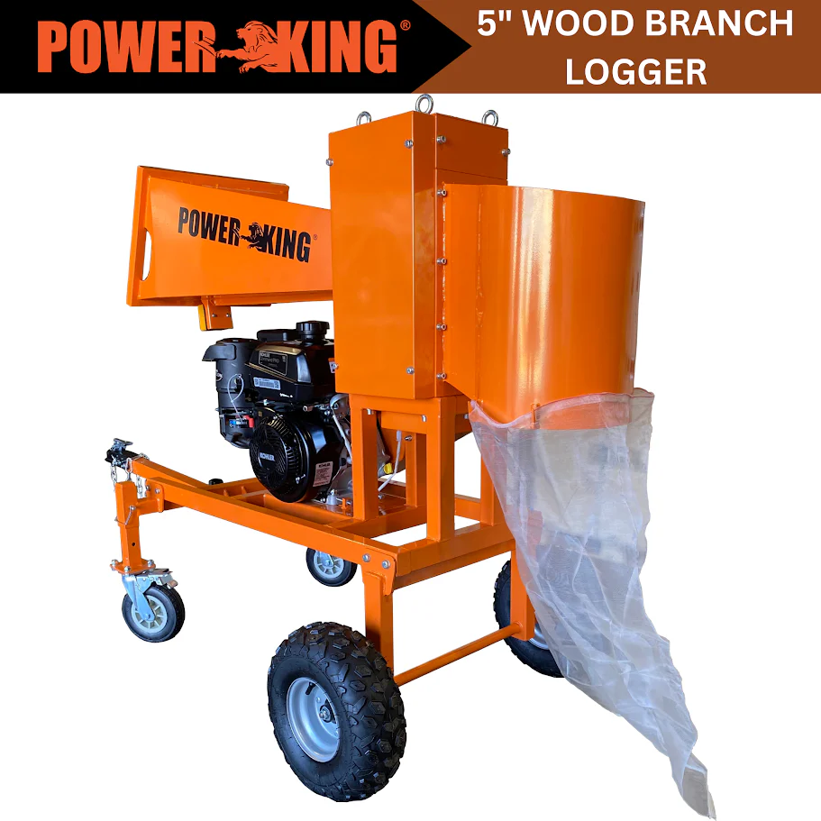 PowerKing 5" Branch Logger Wood Chipper 14HP Kohler (PK0921) - Image 4