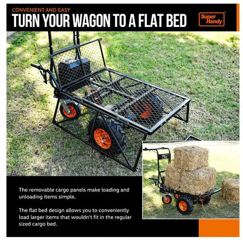SuperHandy 48V 660 lb Working Capacity Self-Propelled Electric Utility Wagon (GUO095) - Image 5