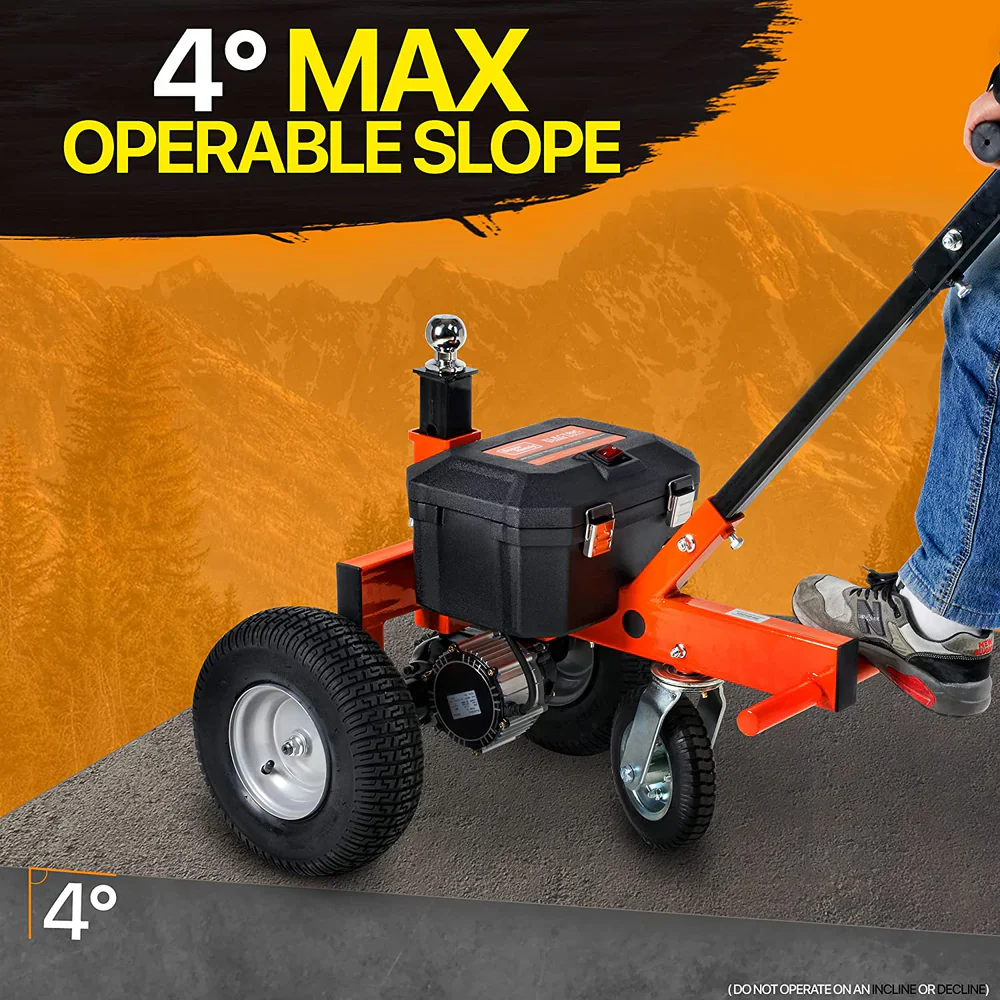 SuperHandy 800W 12V Electric Trailer Dolly 2" Ball Mount 2800 Capacity (GUO041) - Image 3