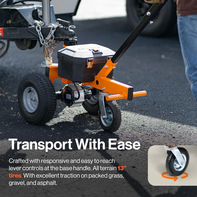 SuperHandy 800W 24V Electric Trailer Dolly 2" Ball Mount 2800 Capacity (GUO137) - Image 4