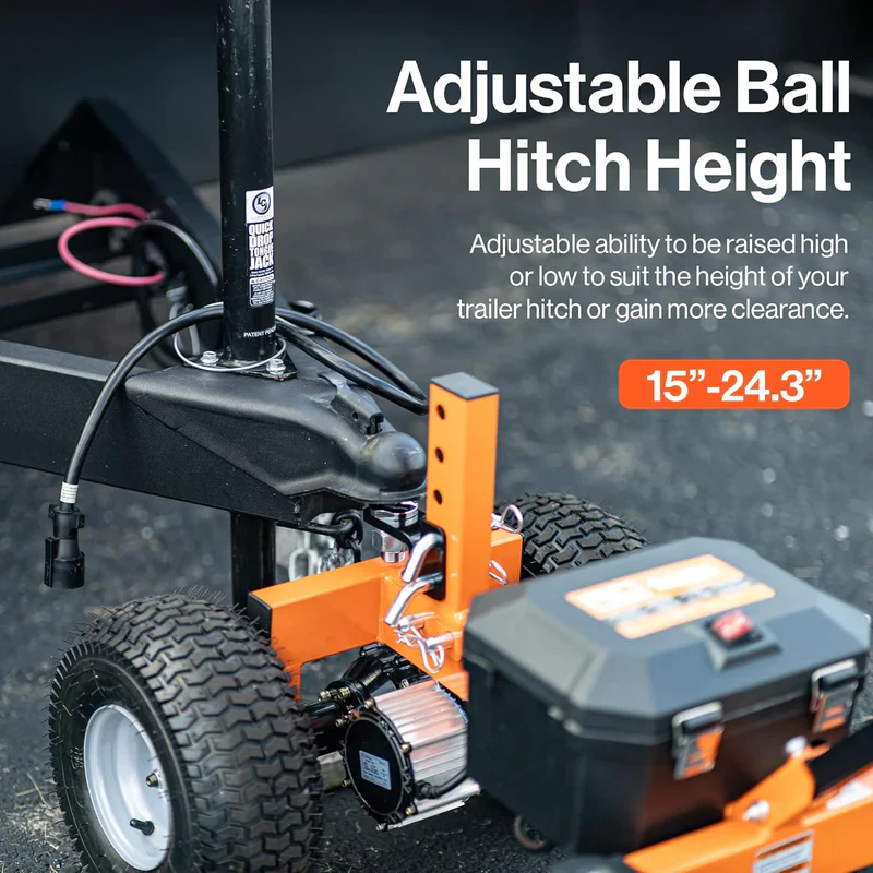 SuperHandy 800W 24V Electric Trailer Dolly 2" Ball Mount 2800 Capacity (GUO137) - Image 7