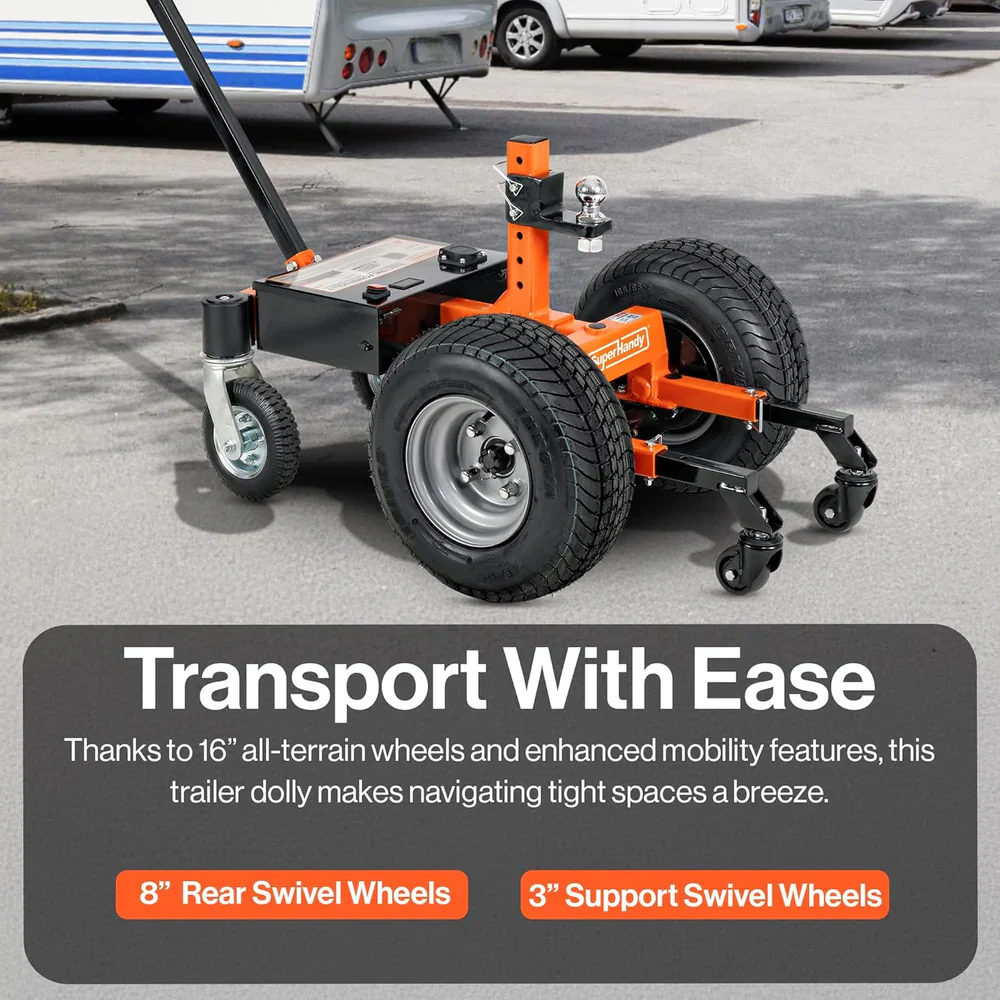 SuperHandy Electric 800W Self-Propelled Trailer Dolly 7500 LBS (GUO134) - Image 3