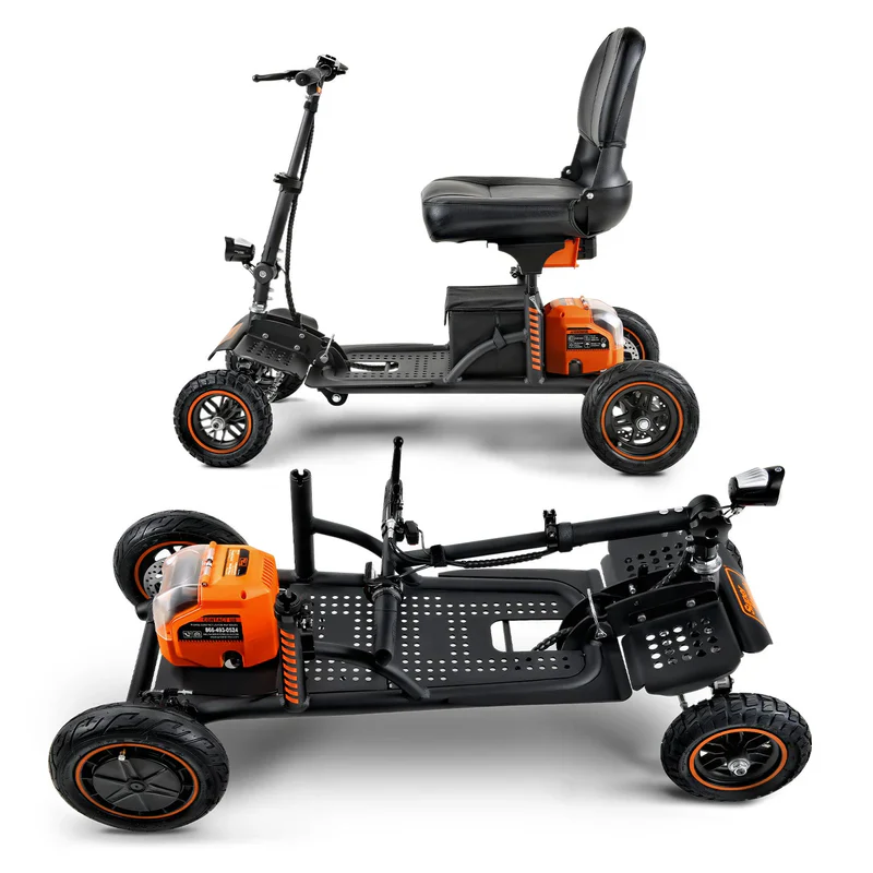 SuperHandy (GUT161) Explorer Mobility Scooter - Heavy-Duty Design, 48V 2Ah Battery, 350lb Capacity - Image 2