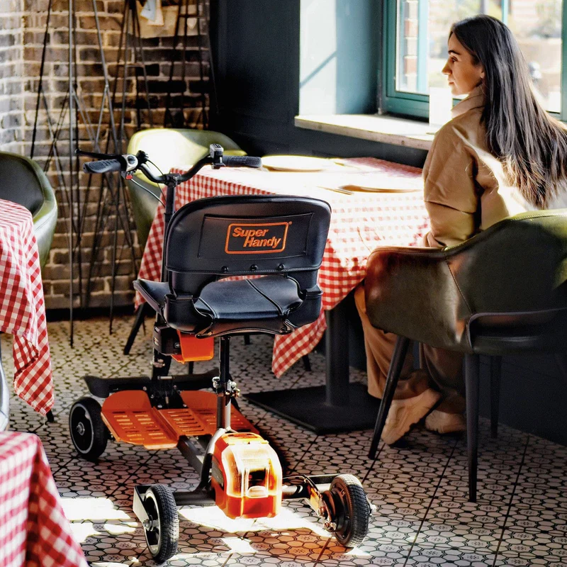 SuperHandy (GUT164) (GUT165) Passport Pro Mobility Scooter - Foldable, 48V 2Ah, 330lbs Load - Image 16