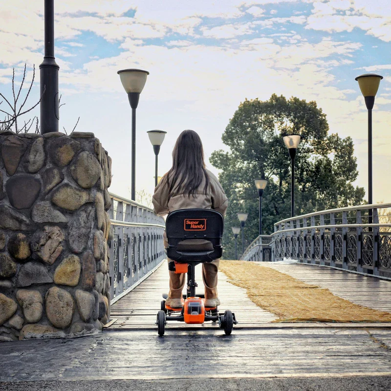 SuperHandy (GUT164) (GUT165) Passport Pro Mobility Scooter - Foldable, 48V 2Ah, 330lbs Load - Image 18