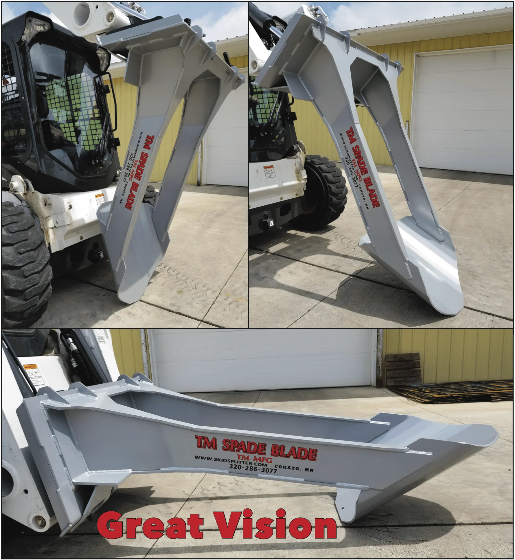 TM Spade Blade Skid Steer Attachment - Image 7
